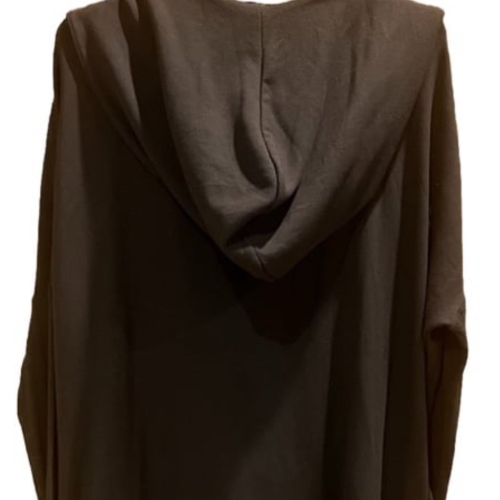 ATHLETA Walnut Brown Purana Wrap Hoodie Size Medium - Picture 5 of 7